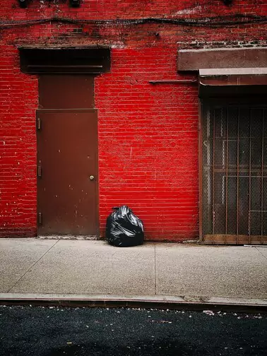 Household Black Bag Rubbish Pickup